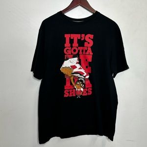 Jordan Black and Red Graphic Tee